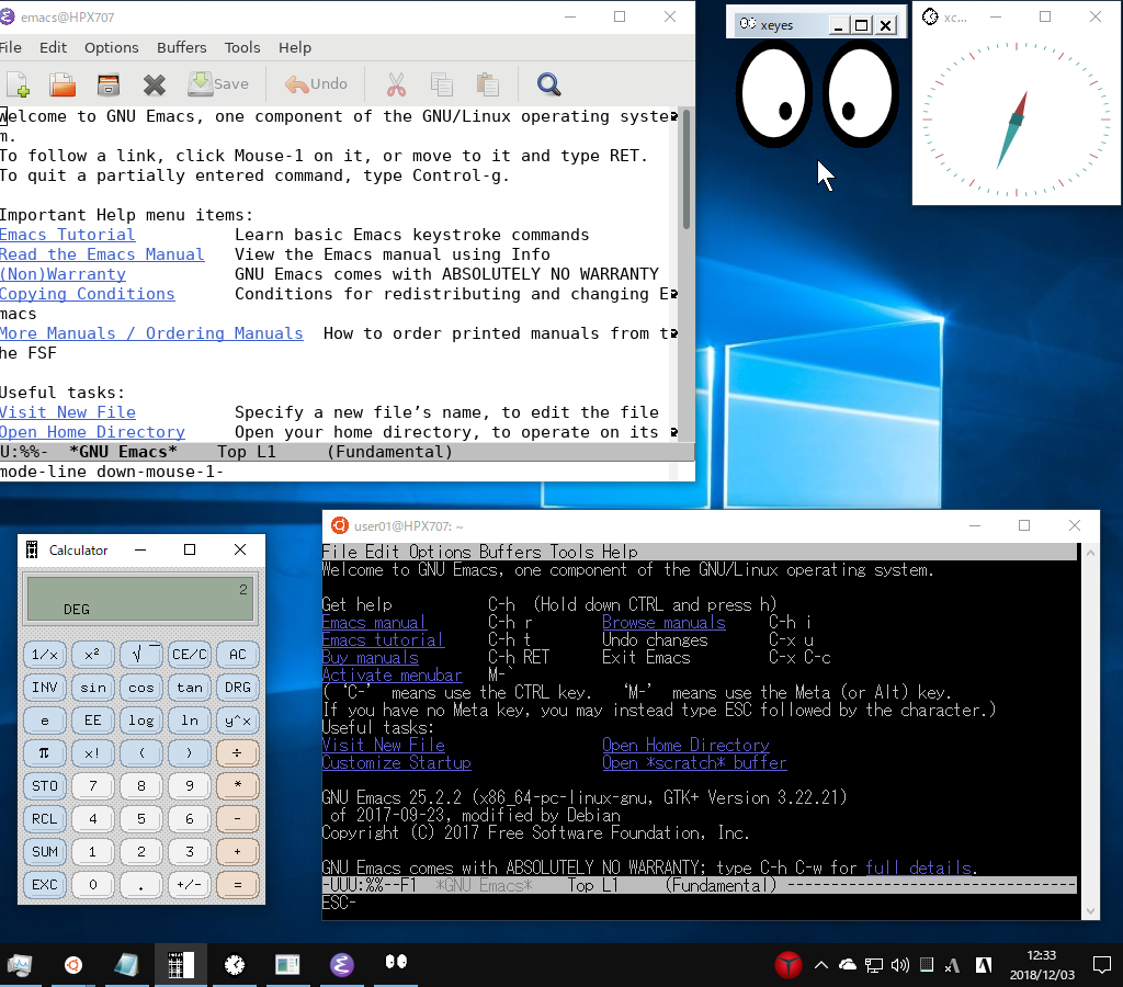WSL上にXサーバをインストールしてGUIを実現する（VcXsrv編）：Tech TIPS ＠IT