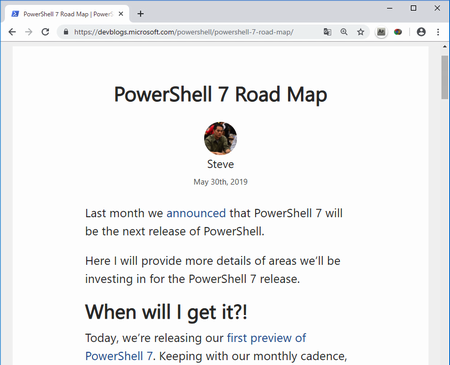 Microsoftが「PowerShell 7」のプレビュー版を発表、開発計画の詳細も：ライフサイクルを.NET Core 3.0と同期 - ＠IT