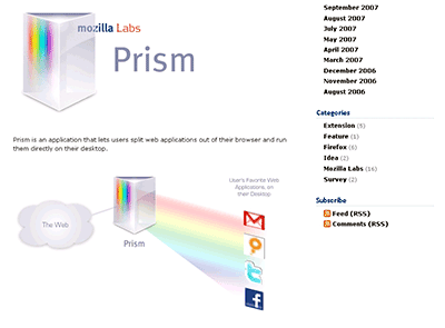 Prismのトップページ（2）